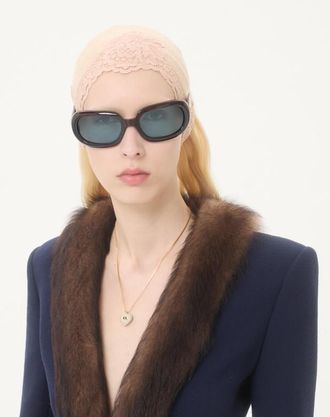 Valentino Garavani Collana Coeur Royal In Metallo, Smalto E Cristalli Swarovski Donna ORO/CRYSTAL UNI