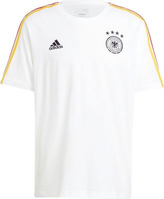 adidas Germany DNA 3-Stripes Football T-shirt Asia Sizing White IU2082