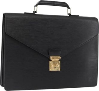 Louis Vuitton Pre-owned Epi Business Bag - Dames - Vintage Handtas - Zwart - ONE Size - Leer - Vintage
