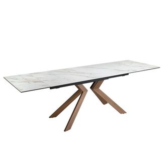 Angel Cerd&aacute; Rectangular Extendable Dining Table - Porcelain in White