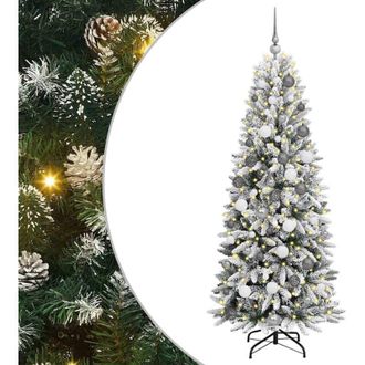 vidaXL &Aacute;rbol De Navidad Artificial 180 Cm Pvc Y Pl&aacute;stico Y Acero Y Pe Vidaxl