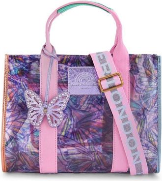 Kurt Geiger Southbank Vinyl Tote in Light/Pastel Purple at Nordstrom