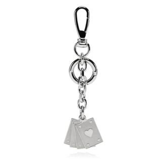 Maison Margiela Keyrings, unisex, Gray, Size: ONE SIZE Keyring with Charms