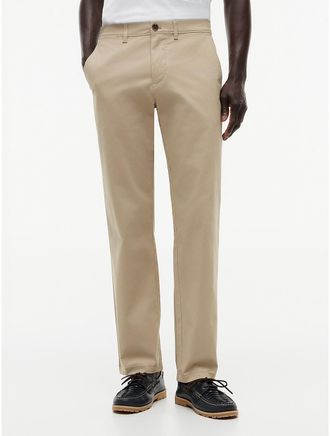 Tommy Hilfiger Mens THFlex Tommy Straight Chino - Beige - 29W x 30L