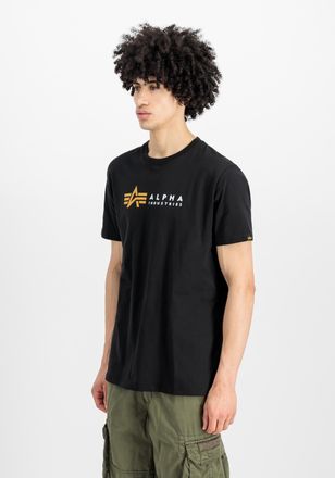 Alpha Industries T-Shirt ALPHA INDUSTRIES Alpha Label T-Shirt, Herren, Gr. XXL, schwarz, Obermaterial: 100% Baumwolle, Shirts T-Shirt