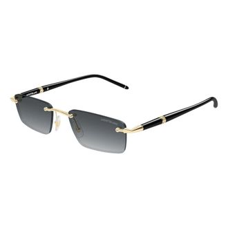 Montblanc Sunglasses, male, Yellow, Size: 54 MM Mb0484S Sunglasses
