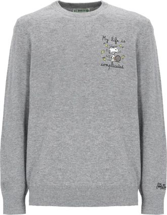 MC2 Saint Barth x Peanuts Maglione Snoopy - Grigio