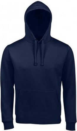 SOLS Unisex Volwassenen Spencer Hooded Sweatshirt (Franse marine)