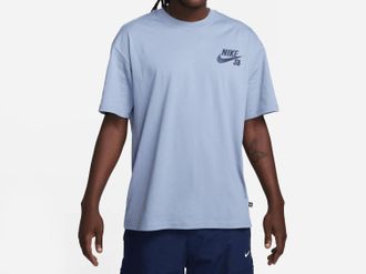 Nike Logo Skate T-Shirt In Ashen Slate