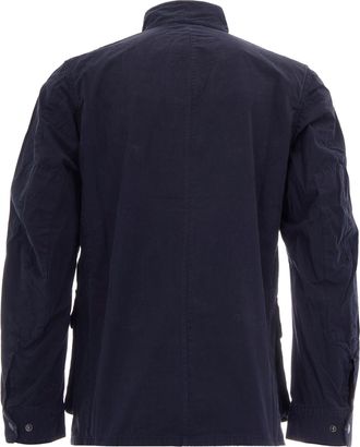 Barbour Mens Casual Jacket Duke Navy Cotton