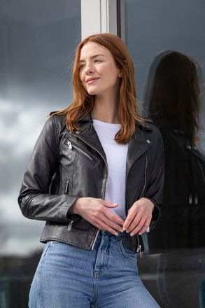 Lakeland Leather Grasmere Leather Biker Jacket