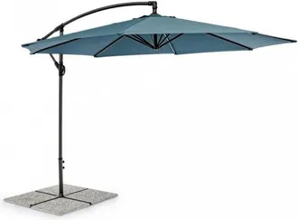 BIZZOTTO Bizzotto - Sombrilla Con Brazo 360 &deg; Texas 300x H260 Cm Antracita - Pavo Real