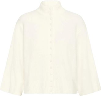 Karen by Simonsen Cardigans - Dames - Vesten - Beige - XS - Truien & Vesten