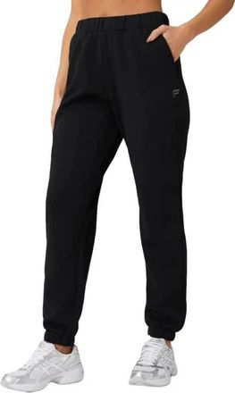 Fabletics Cozy Fleece Go-To Sweatpant in Black at Nordstrom, Size Medium