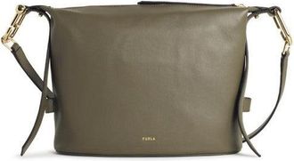 Furla Nuvola M Sage Leather Bag