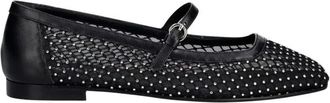 Pollini Nina Ballet Flats - Dames - Ballerinas - Zwart - 41 EU - Leer - Schoenen