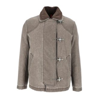 Fay 4 Ganci Dual Washed Archive - - Jackets - Uomo - Marrone - M
