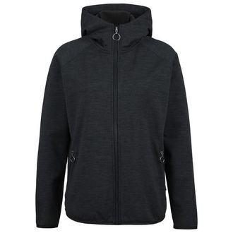 Stoic MerinoFleece335 MMXX. Lulea Zip Hoody Fleecejacke f&uuml;r Damen | schwarz