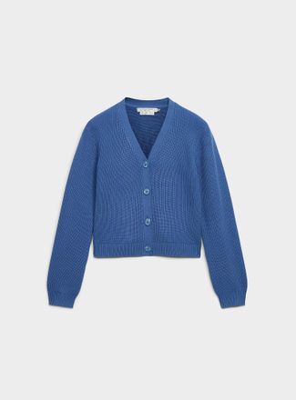 Contemporaine Womens Shaker-rib V-neck Cardigan Sweater