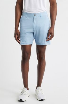 Johnnie-O Fusionn Stretch Nylon Chino Shorts in Dawn at Nordstrom, Size 32