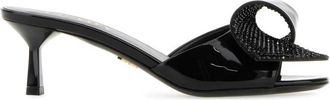 Prada Black Slip On Heels