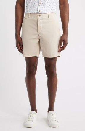 Johnnie-O Nassau Chino Shorts in Stone at Nordstrom, Size 34
