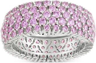 Sterling Forever Sterling Silver Light Pink CZ Yvonne Ring