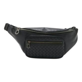 Bottega Veneta Pre-owned Belt Bags, female, Black, Size: ONE SIZE Pre-owned Leather Waist Bag