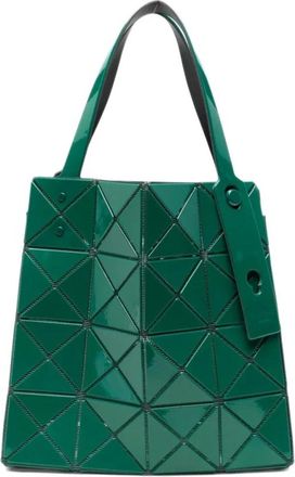 Issey Miyake Carat Grote Handtas - Dames - Tassen - Groen - Maat: ONE Size Leer