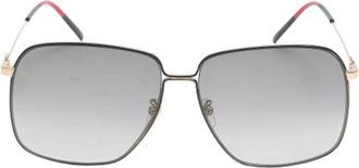 Gucci Pre-owned Oversized Zonnebrillen - Dames - Vintage Accessoires - Grijs - ONE Size - Vintage