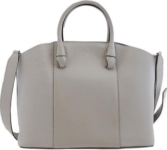 Furla Grey Miastella L Tote Bag