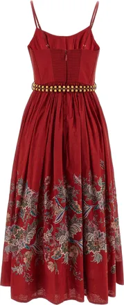 Zimmermann Womens Multicolor Cotton Midi Dress