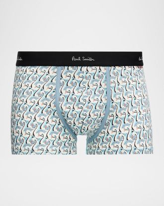 Paul Smith Men & apos;s Swan Print Boxer Briefs