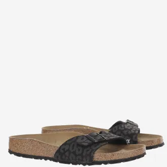 Birkenstock Unisex Sandals Madrid Black Leather