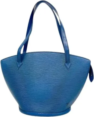 Louis Vuitton Pre-owned Shoulder Bags, female, Blue, Size: ONE SIZE Pre-owned Saint Jacques Shoulder Bag