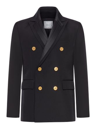 sacai DOUBLE-FACE COTTON AND SILK JACKET - Sacai - Man