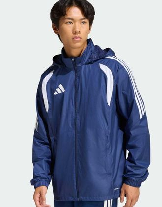 adidas Tiro26 League - Giacca a vento blu navy team 2 e bianco