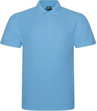 Generic Mens Ultimate Workwear Pro Polo T-Shirt, Polo T-Shirts Suitable for Workwear and Casual wear RX101 Sky Blue
