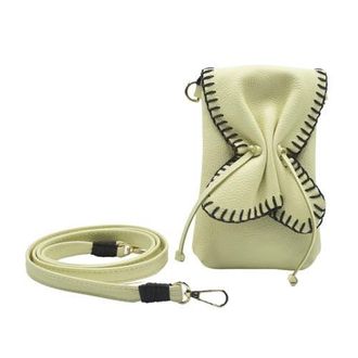 Carlos Falchi Cell Phone Butterfly Leather Bag in Lemon at Nordstrom
