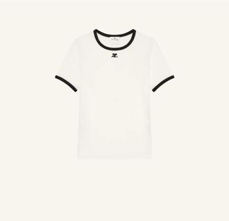Courrèges T-Shirt Signature Contrast