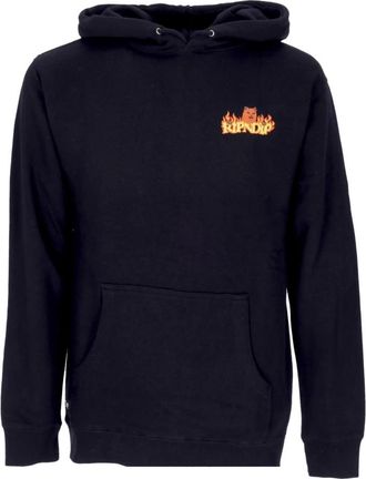 Ripndip Zwarte hoodie met duivelsontwerp - Heren - Hoodies - Zwart - XL - Katoen - Hoodies & sweatvesten