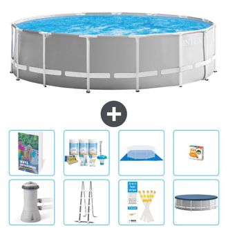 Intex Piscina Prism Frame Redonda - 457x122 Cm - 9-piezas S548