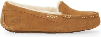 UGG Suede Leather Slippers with Plush Shearling Lining