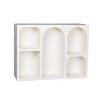 BIZZOTTO Creamy rectangular white shelf 80x60h