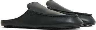 Mansur Gavriel Moc Toe Mule in Black at Nordstrom, Size 37.5