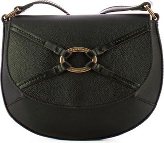 The Bridge Crossbody Tas Amelia - Dames - Schoudertassen - Zwart - ONE Size - Leer - Tassen