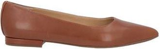 Ralph Lauren LONDYN BURNISHED LEATHER BALLET FLAT