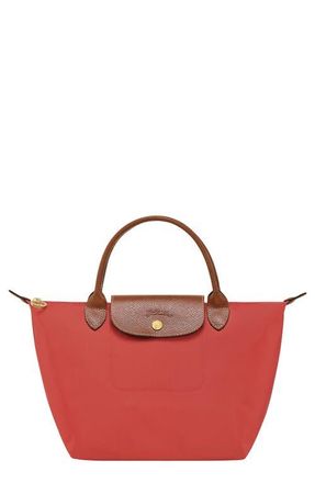 Longchamp Small Le Pliage Original Top Handle Bag in Tomato at Nordstrom