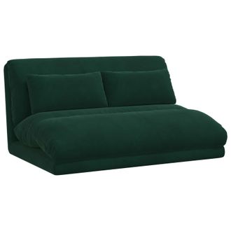 vidaXL Sill&oacute;n Ajustable Verde Oscuro Terciopelo Vidaxl