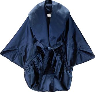 Genny Piumino Oversize - Dames - Zomerjassen - Blauw - S - Satijn - Jassen